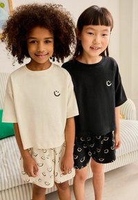 Next 2 PACK SET REGULAR FIT - Pidžaamakomplekt - black white smile