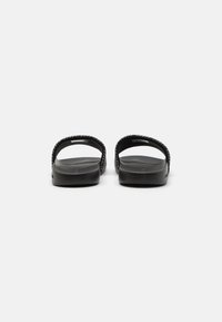 Calvin Klein Jeans SLIDE  - Chanclas de baño - black/bright white