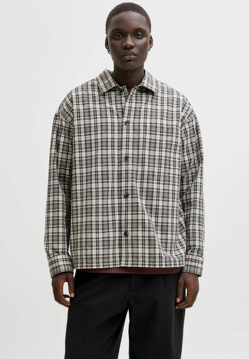 Jack & Jones PREMIUM WIDE FIT - Pluus - silver lining