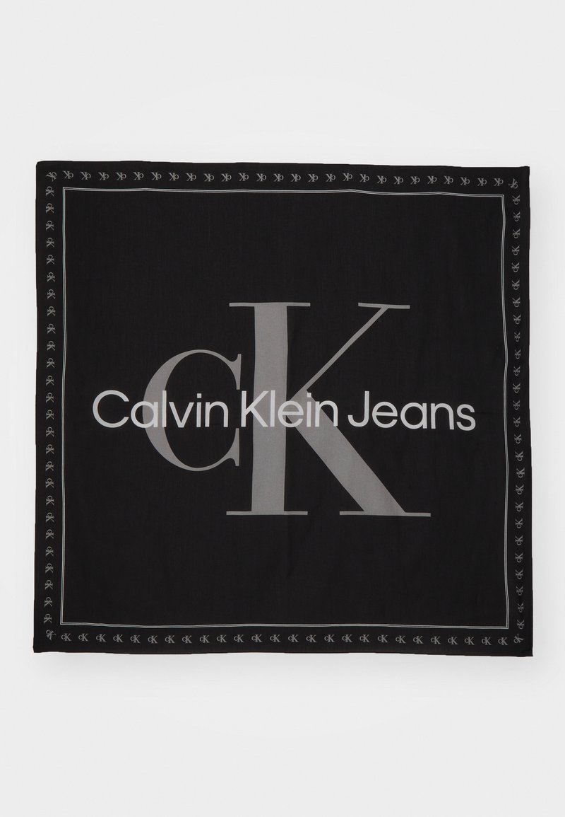 Calvin Klein Jeans BOLD MONO LOGO SHAWL - Ruta - fashion black