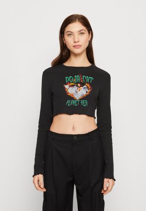 Noisy May NMSAGA O NECK DOJA CAT - Top s dlhým rukávom - black