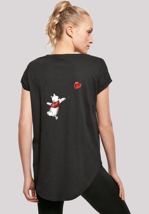 DISNEY WINNIE & BALLOON ON BACK WITH  - T-shirt con stampa - black