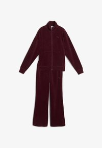 Puma RELAXED SUIT SET Chándal ruby shimmer/burdeos jaspeado