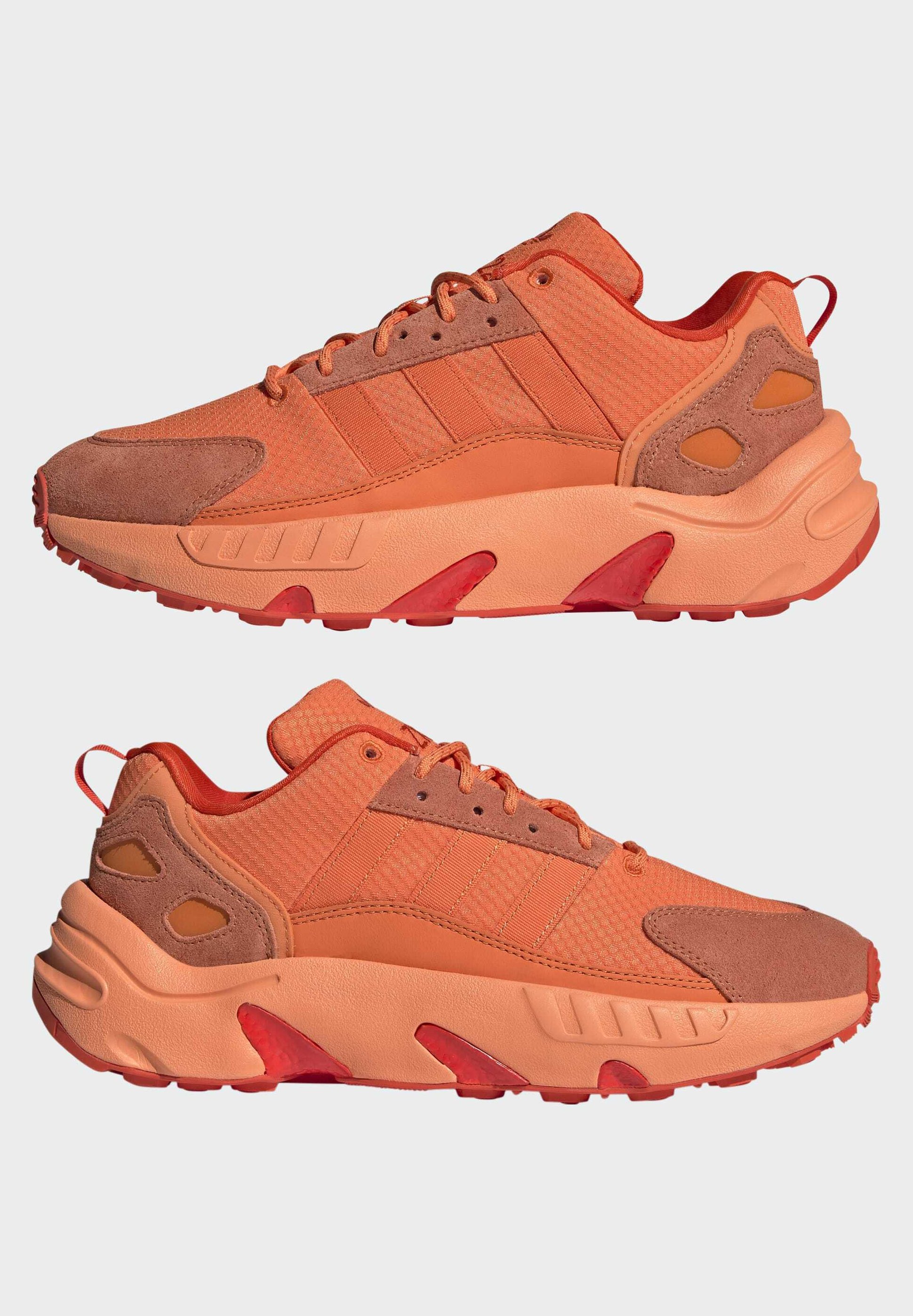 orange trainers