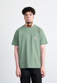 Carhartt WIP POCKET - Jednoduché tričko - khaki