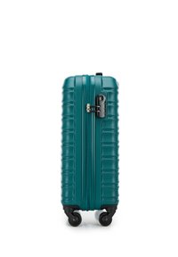 WITTCHEN SMALL SUITCASE WITH LUGGAGE TAG FROM ABS - Wheeled suitcase - green