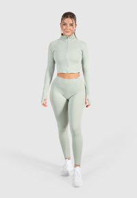 Smilodox CROP ADVANCE PRO - Trainingsjacke - grün