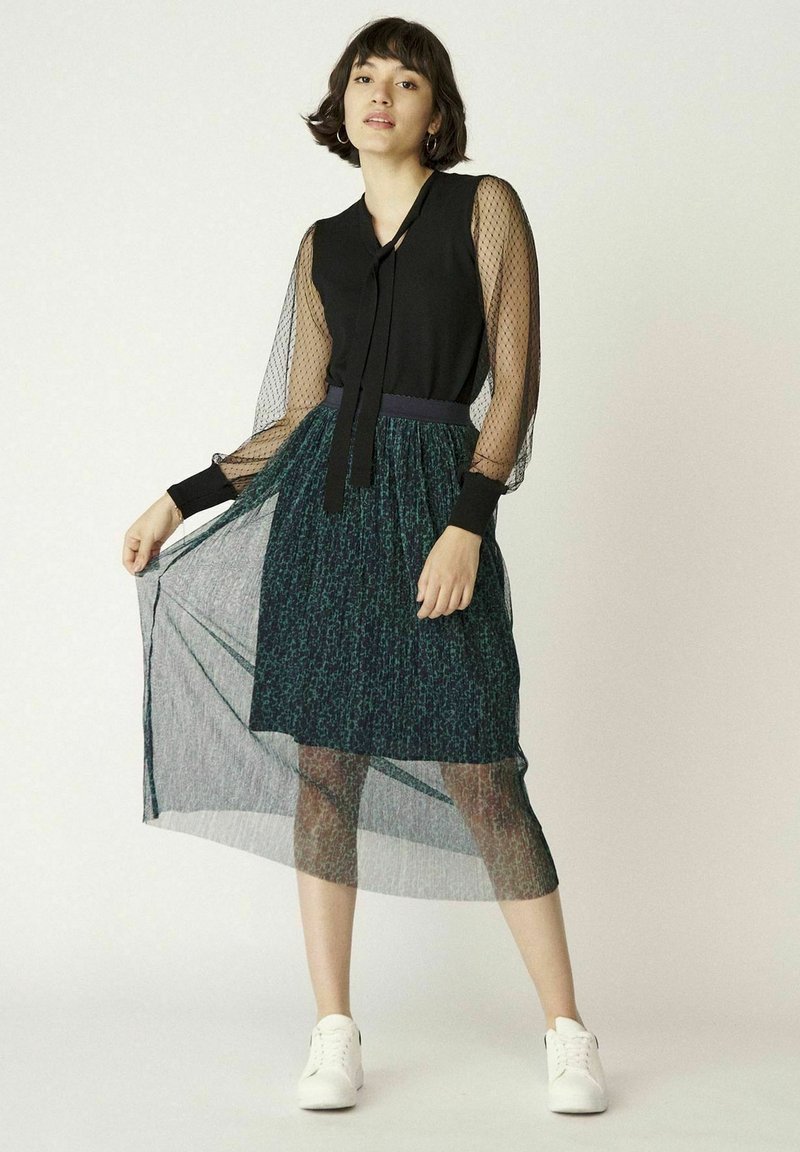 Naf Naf A-lijn rok groen Naf Naf A-lijn rok groen