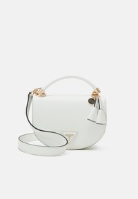 Guess GIZELE MINI SADDLE CROSSBODY - Taška s příčným popruhem - white