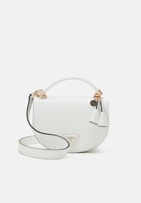 GIZELE MINI SADDLE CROSSBODY - Keresztpántos táska - white