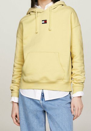 Sweat à capuche - dark yellow