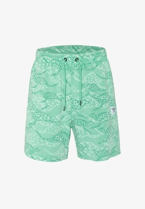 Chiemsee, SHORTS MIT ALLOVER-PRINT - Kurze Sporthose - marine green