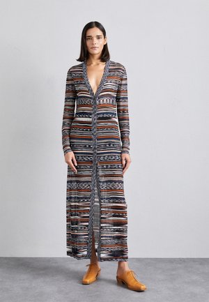 LONG CARDIGAN - Maksi garuma kleita - multicolor/blue