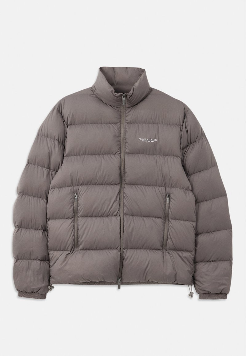 Armani Exchange Gewatteerde jas donkergrijs