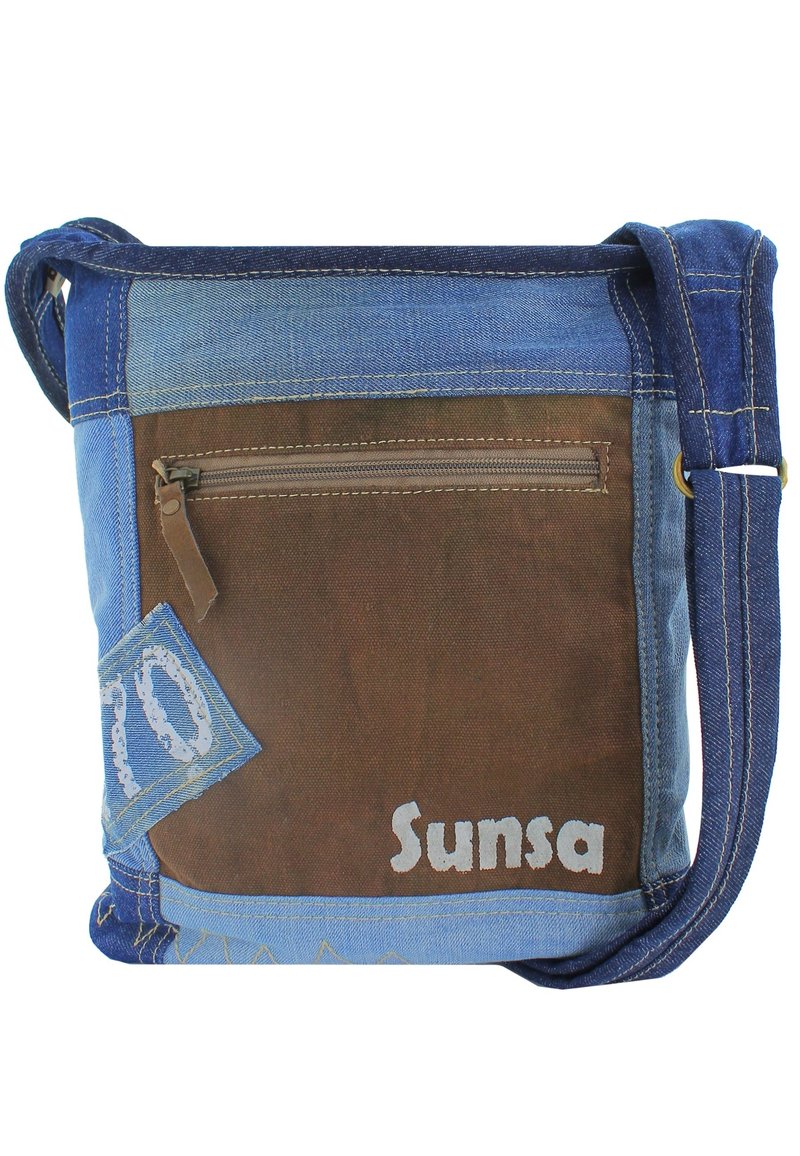 Sunsa Across body bag - blau braun/blue - Zalando.de