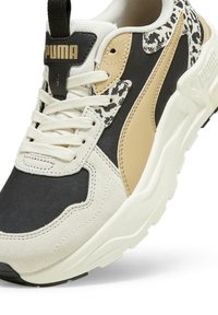 Puma TRINITY LITE ANIMAL - Sneakers basse - sand dune  black alpine snow