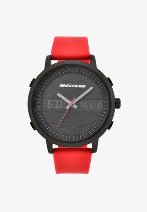 Skechers TRADITIONAL LAWNDALE - Reloj digital - red
