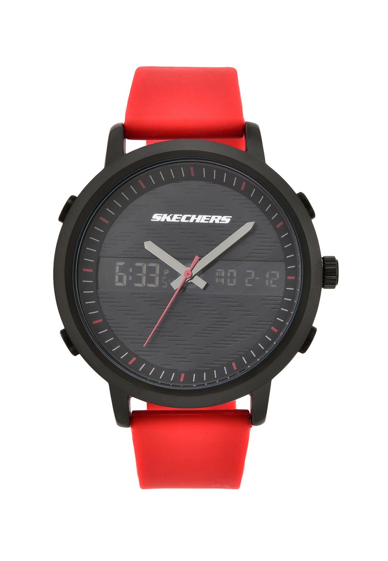 Skechers TRADITIONAL LAWNDALE - Orologio digitale - red