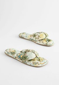 Next Pantofle - multi pastel palm print