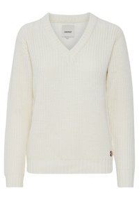 Oxmo Stickad tröja - white