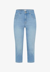 Ausgewählt, used bleached blue