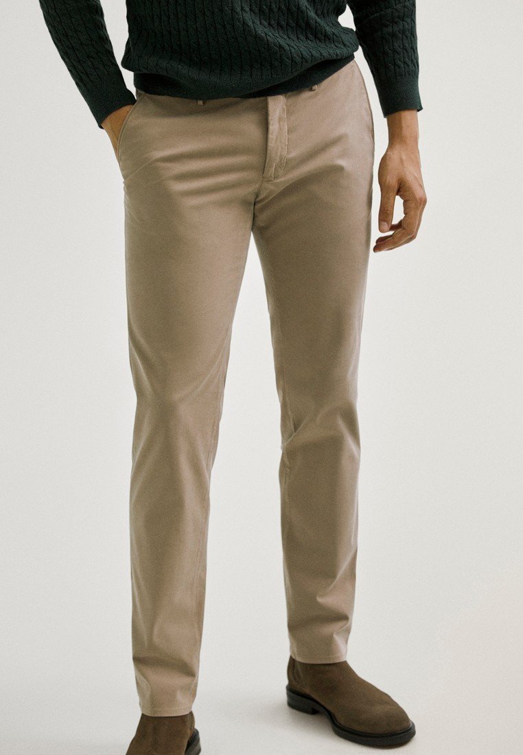 Massimo Dutti Chinos - beige - Zalando.co.uk