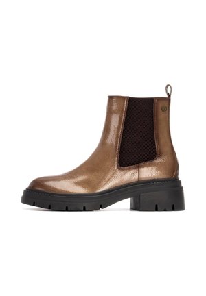 Botines con plataforma - beige