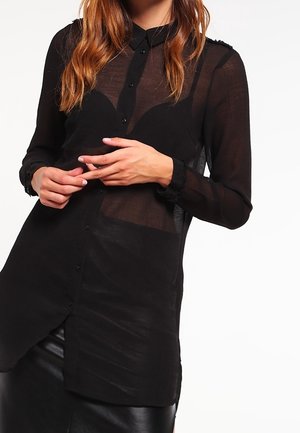 Overhemdblouse - black