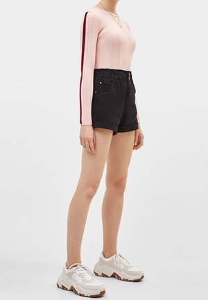 Jeansshorts - black