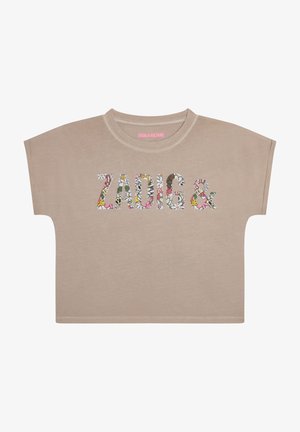 SHORT SLEEVES - Triko s potiskem - stone