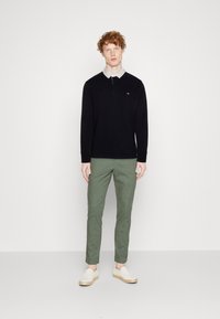 GANT REGULAR SHIELD HEAVY RUGGER - Longsleeve - evening blue