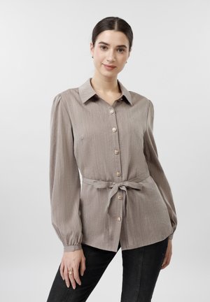 Anna Field Nööpidega pluus - brown