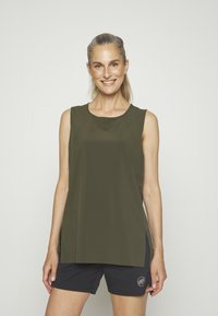 Athleta ZEPHYR REFINED TANK - Top - aspen olive