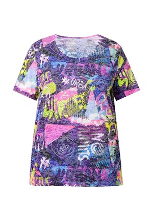Angel of Style Print T-shirt - violet