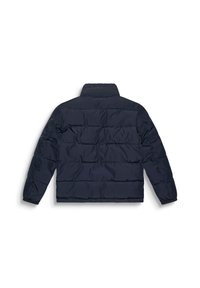 Antony Morato REGULAR FIT IN TECHNO WITH ECOPADDING DUPONT SORONA WITH METAL LOGO ON RUBBER PATCH - Zimska jakna - ink blue