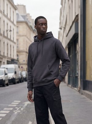Urban Classics, BLANK HOODY - Kapuzenpullover - darkshadow