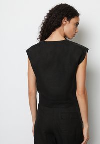 Marc O'Polo FEMININE GATHERING SHOULDER  - Camicetta - black