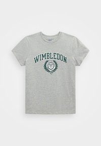 WIMBLEDON CREST JERSEY TEE - T-Shirt print - andover heather