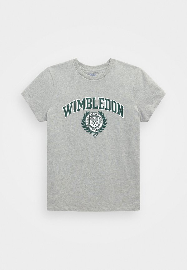 WIMBLEDON CREST JERSEY TEE - Print T-shirt - andover heather3