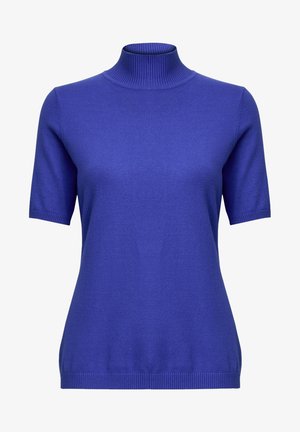 Minus MILIMA ROLL NECK KNIT - T-shirt basic - royal blue