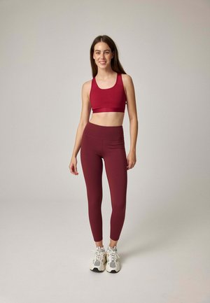 SNOCKS THERMOLEGGINGS DAMEN - Leggings - Hosen - rot