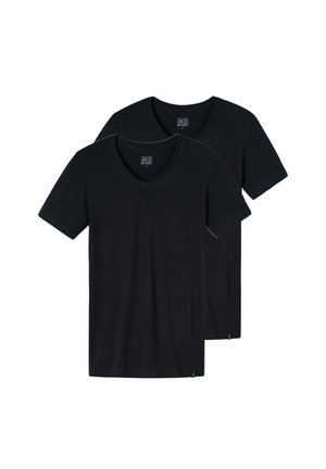 KURZARM 2ER PACK LIFT SOFT - Hemd - blauschwarz