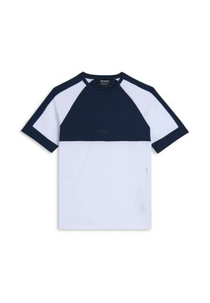 CON BLOCCHI DI COLORE - T-shirt con stampa - white