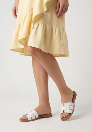 Slip-on sandaler - white