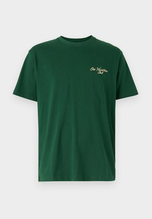 On Vacation SIGN LOGO UNISEX - Nyomott mintás póló - bottle green
