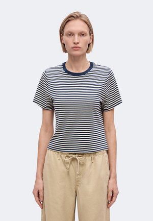 Abercrombie & Fitch, SKIMMING TEE - Тениска с щампа - dark blue