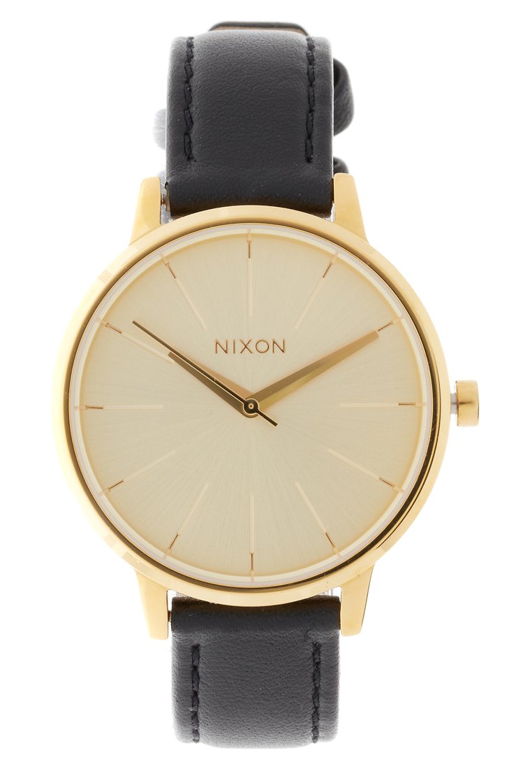 Nixon KENSINGTON Horloge gold/schwarz/zwart Zalando.be