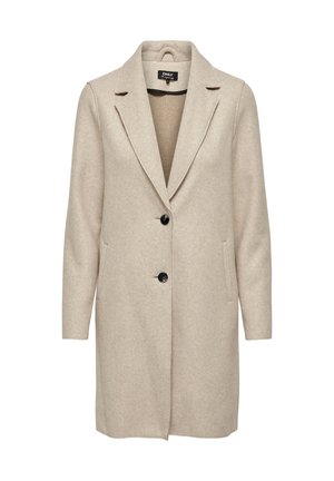 ONLY EINFARBIGER - Classic coat - humus melange