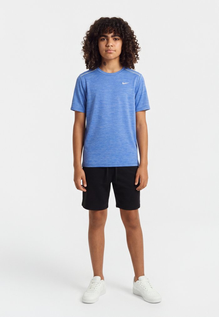 Nike MILER UNISEX - Camiseta deportiva - hyper royal/aluminum