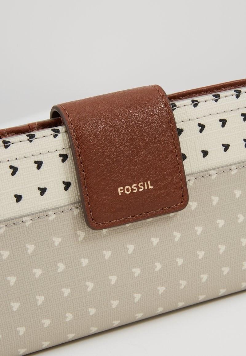 Damen Geldbörsen | Fossil LOGAN Geldbörse gray/beige - HO41015 Damen Geldbörsen | Fossil LOGAN Geldbörse gray/beige - HO41015